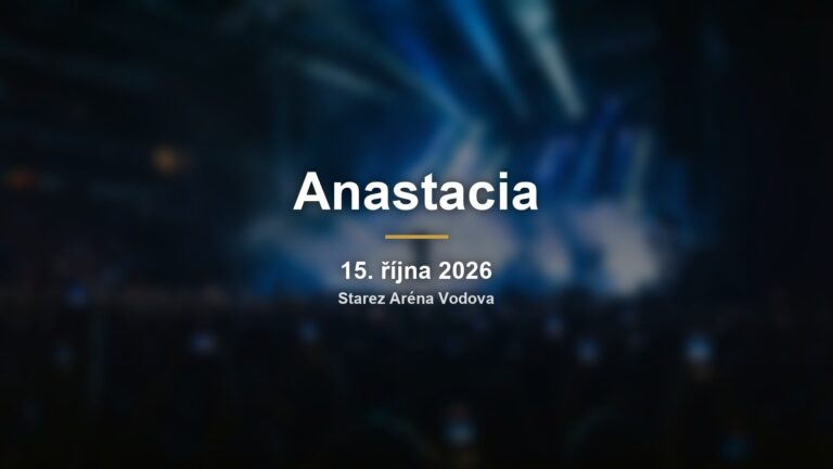 Anastacia v Brně: koncert ve Starez Aréně Vodova 15. října 2026