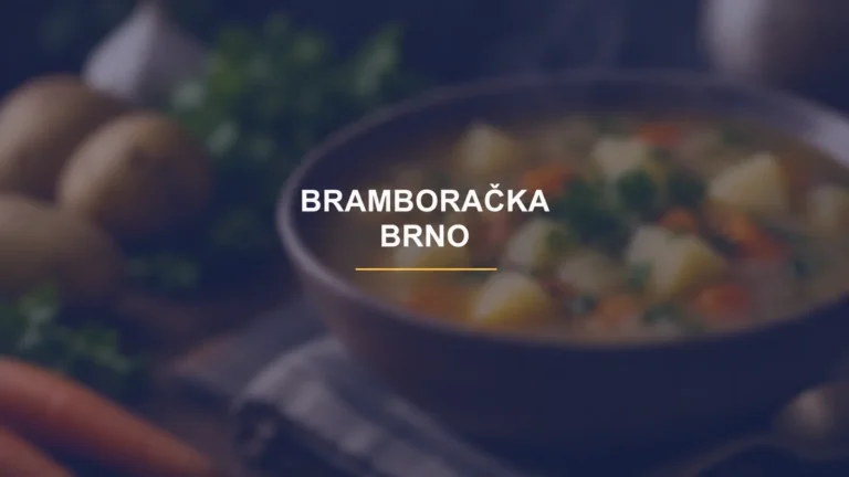 Magazín BrnoLove: Bramboračka bez hub: zelenina, česnek a majoránka v jednom hrnci