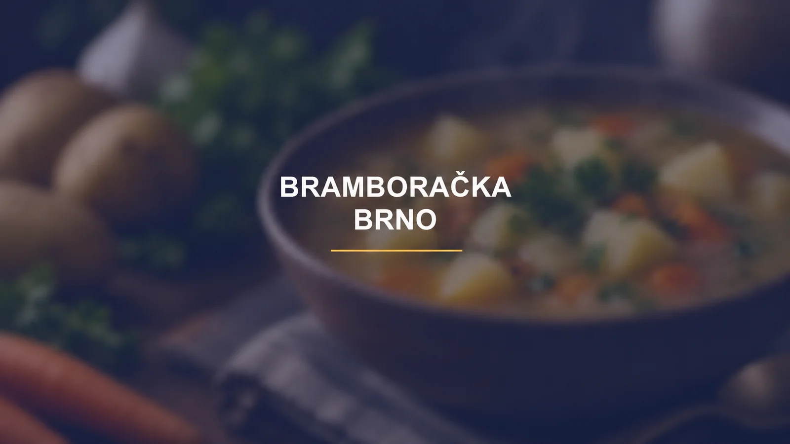Magazín BrnoLove: Bramboračka bez hub: zelenina, česnek a majoránka v jednom hrnci