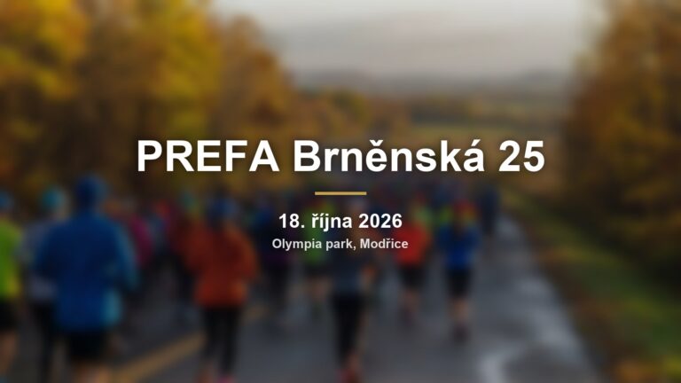 PREFA Brněnská 25: závod s tradicí od roku 1967 se běží v Modřicích