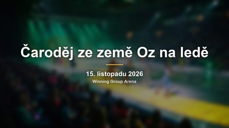 Čaroděj ze země Oz na ledě: rodinná show ve Winning Group Areně