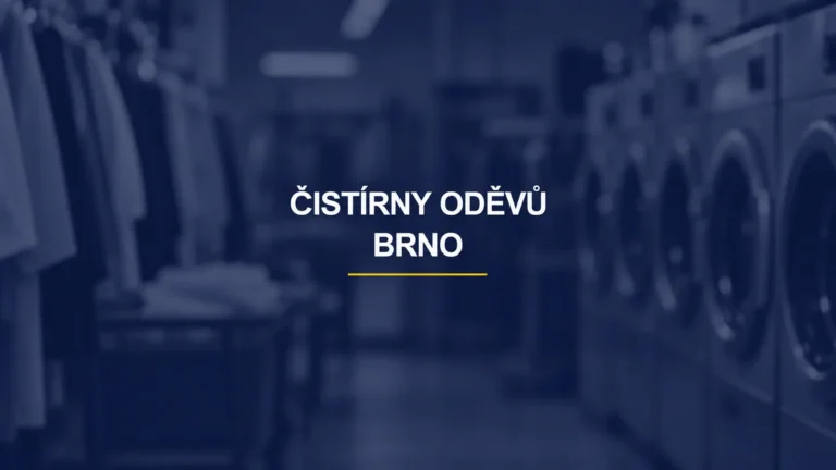 ČISTÍRNY ODĚVŮ / BRNO