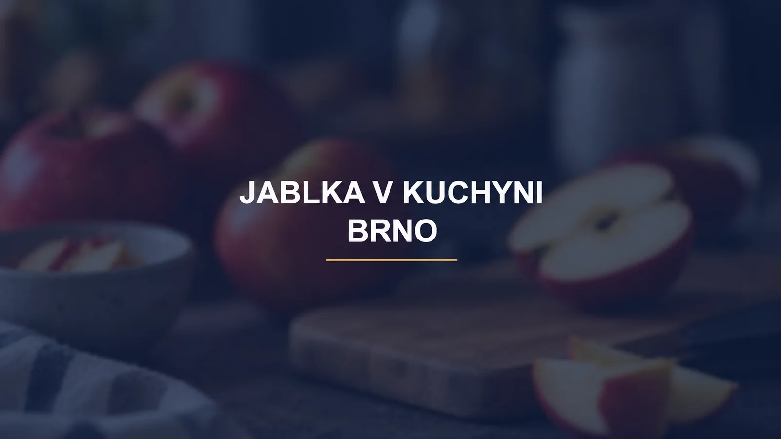 Podzimní magazín BrnoLove: Co s jablky na podzim: pečená jablka, rozvar a slaný salát