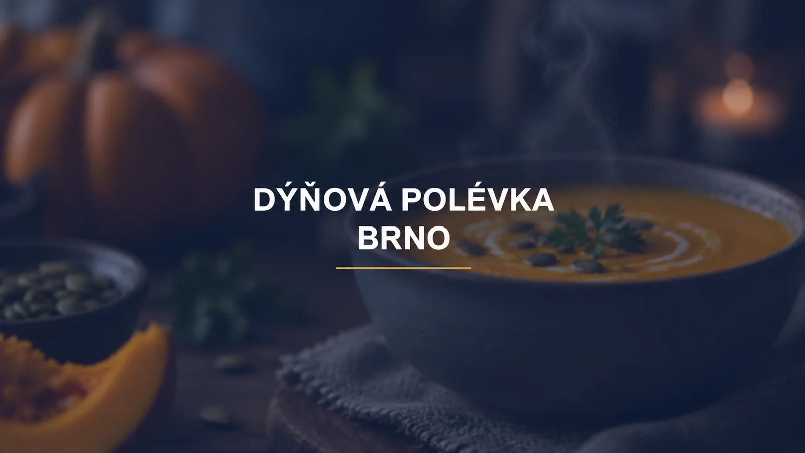 Podzimní magazín BrnoLove: Dýňová polévka z pečené dýně: jednoduchý podzimní recept