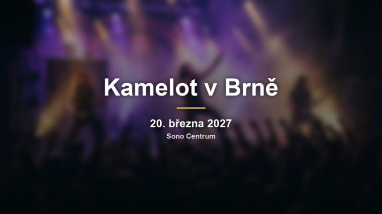 Kamelot v Brně: americký power metal s turné Dark Asylum v Sono Centru