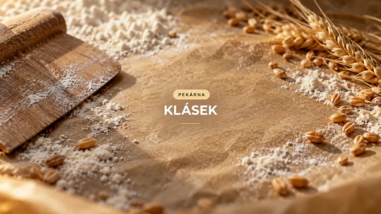 Detail pekařské stěrky, mouky a obilných zrn