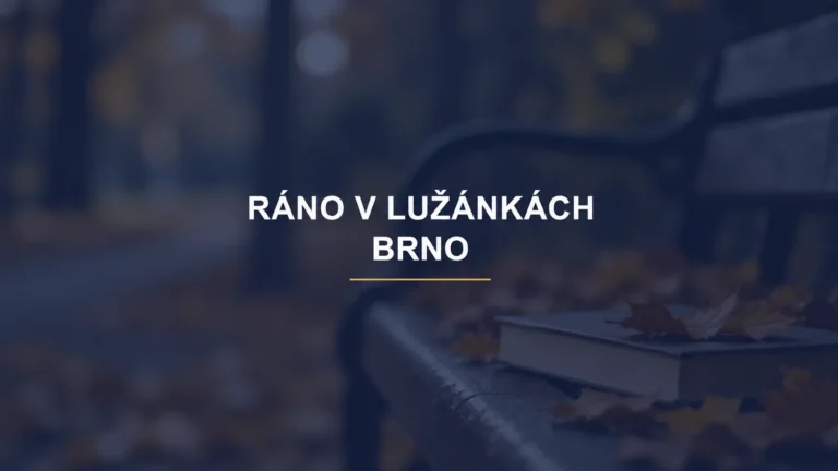 Podzimní magazín BrnoLove: Podzimní ráno v Lužánkách: procházka, čtení a káva