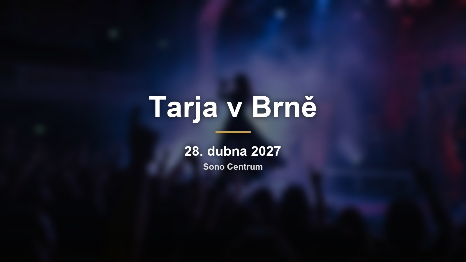 Tarja v Brně: bývalá zpěvačka Nightwish přiveze Frisson Live Tour do Sono Centra
