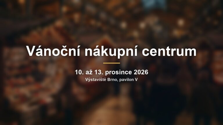 Vánoční nákupní centrum 2026 na výstavišti: přes 300 prodejců v pavilonu V