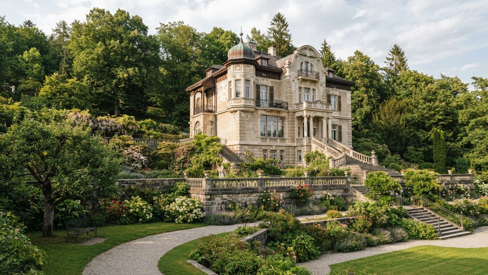 Vila Löw-Beer: secesní dům pod vilou Tugendhat