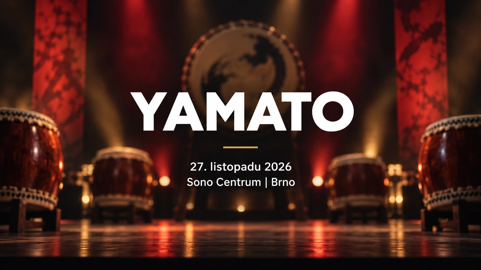 YAMATO v Brně 2026: japonské bubny taiko rozezní Sono